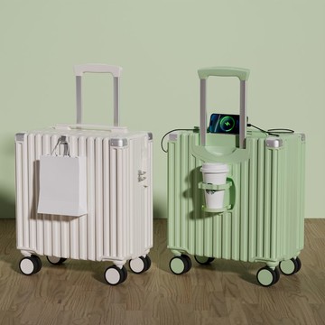 旅行箱 行李箱 小型行李箱女迷你登機箱18寸皮箱子旅行密碼箱小號輕便拉桿箱20寸-快速出貨