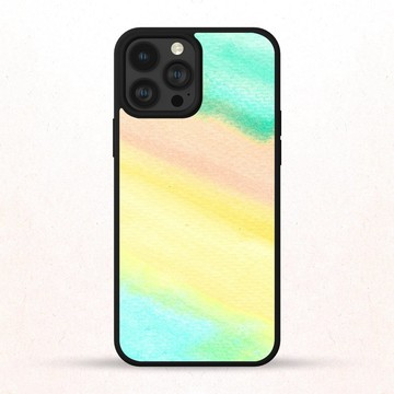 綠色黃色水彩2 iPhone手機殼 三星手機殼