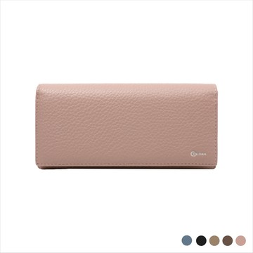 天藍小舖-極簡荔枝紋磁吸翻蓋長夾-共5色-$290【A08081904】