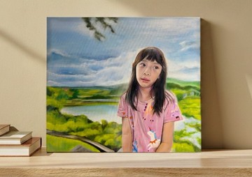 客製寫實人物油畫