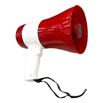 WIDE VIEW 手持大聲公(619U)  大容量鋰電池 大功率 聲音大  紅+白  1組