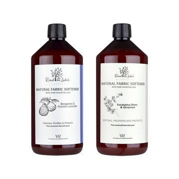 天然衣物柔軟精1000ml-兩瓶組 佛手柑薰衣草+佛手柑薰衣草