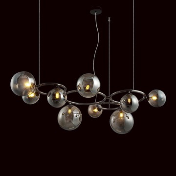 煙灰玻璃吊燈 B09-44-3092-1