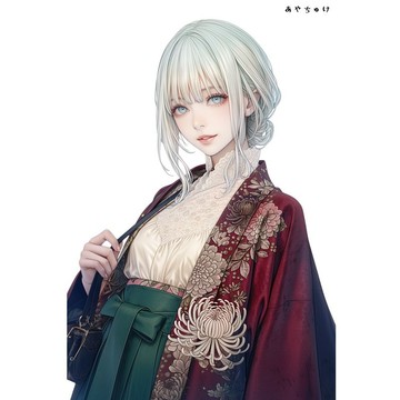 【9 月新品】07-143-0145 人物貼紙 幻想復古浪漫喫茶