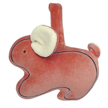 miYim有機棉吊掛娃娃 啾啾小兔子 彌月禮物 送禮推薦 新生兒寶寶玩偶 推車健力架玩具 安撫娃娃