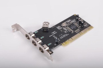 【新品上市】PCI 1394A采集 400火線卡 高清 DV視頻采集卡 免驅 送6轉4線