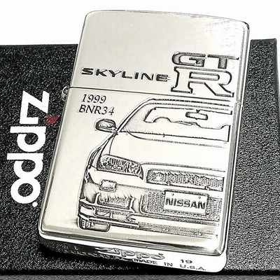 NISSAN SKYLINE GT-R BNR34 ZIPPO ジッポー