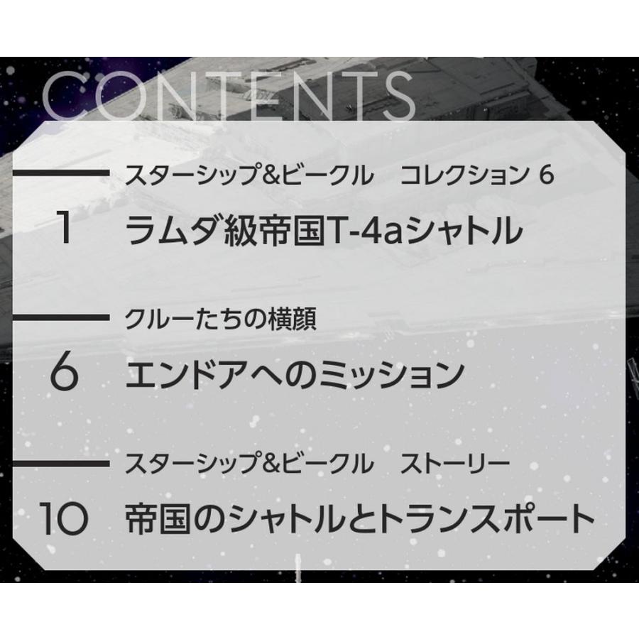 デアゴスティーニ　スター・ウォーズ スターシップ＆ビークル・コレクション　第6号