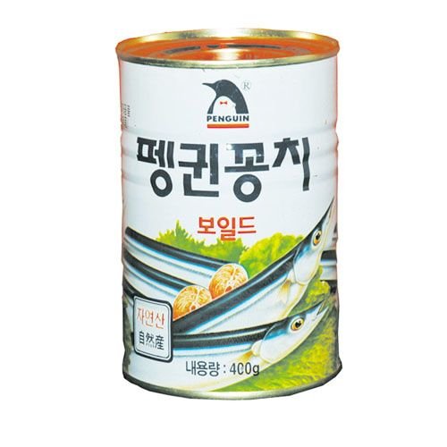 『ペンギン』サンマ缶詰(400g) さんま 缶詰 保存食 コンチ缶詰 韓国料理 韓国食材 韓国食品