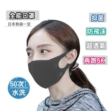 品牌會員兌換商品 | 全能口罩 黑粉6入裝