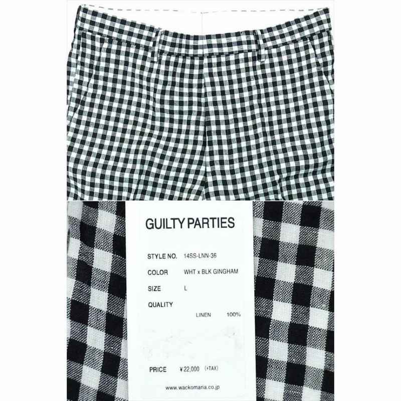 最大91%OFFクーポン wacko maria リネンショートパンツ ネイビー