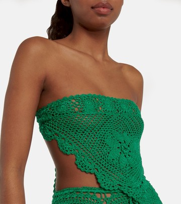 Anna Kosturova Triangular crochet top