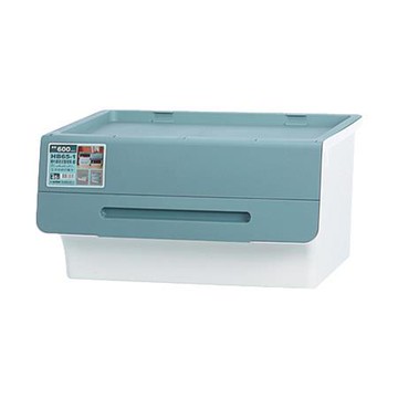 KEYWAY鄉村直取式整理箱/HB651/65L/藍