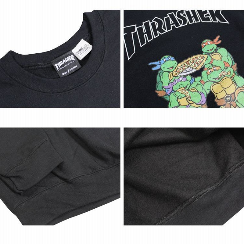 スラッシャー　THRASHER　タートルズ　スウェット　トレーナー　xl