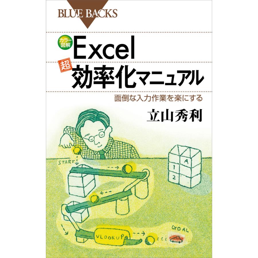 カラー図解Excel 超 効率化マニュアル 面倒な入力作業を楽にする 立山秀利 著