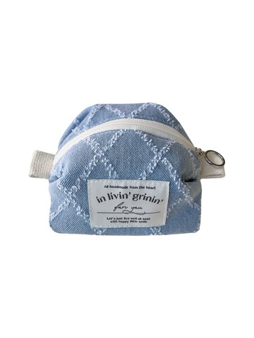 提花丹寧小包 S_light diamond