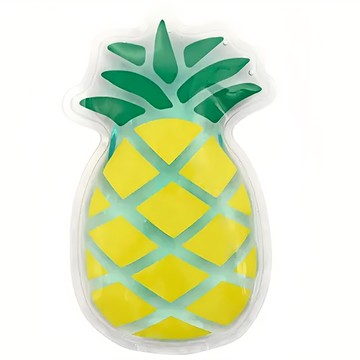 SCHÖN 保冷劑 + 午餐腰帶 菠蘿  可愛造型便當保冷組  重複使用  各年齡適用  1組  1入