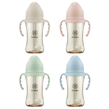 小獅王辛巴 simba 蘊蜜鉑金PPSU寬口吸管把手防脹氣奶瓶270ml