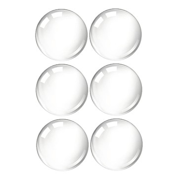 AHOYE 透明矽膠防撞貼 4cm 門把防撞  6顆  透明色