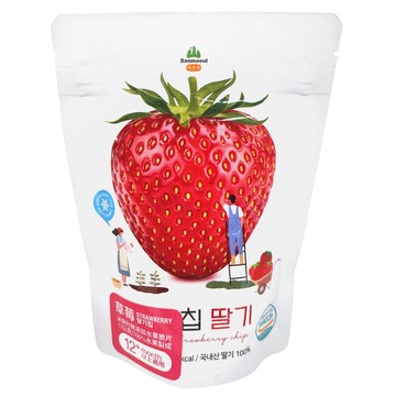 Ssalgwaja 米餅村 無添加寶寶水果脆片 草莓口味  13g  1包