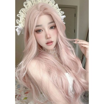 【巴黎精品】現貨+預購 長假髮捲髮整頂假髮-前額蕾絲中分大波浪女假髮a1ji7