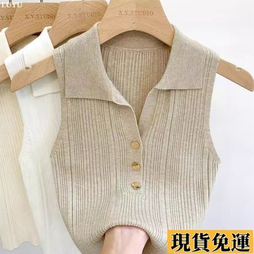 𝙻𝚞𝚢𝚞🚀限時免運針織小吊帶背心女夏外穿無袖t恤秋冬內搭打底衫針織毛衣短款上衣