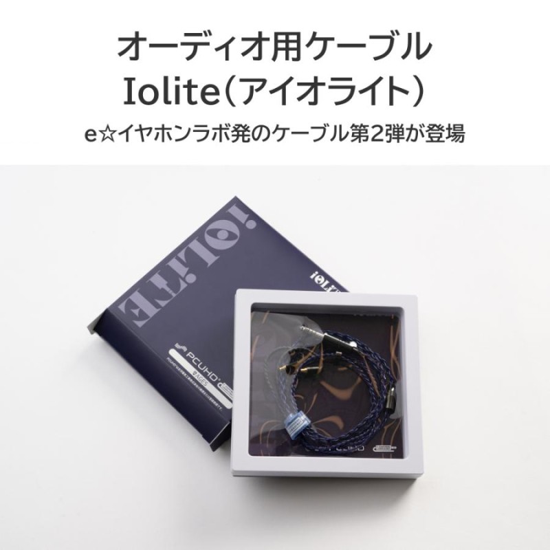 eイヤホン・ラボ Iolite Pentaconn ear-3.5mm(イヤーループ仕様) 120cm | LINEブランドカタログ