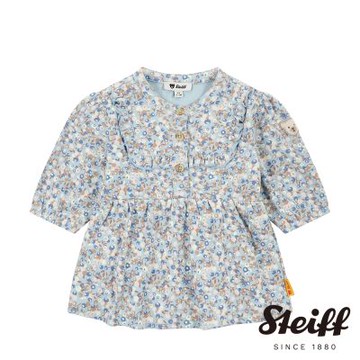 STEIFF 熊頭童裝 印花造型長袖洋裝 1-2歲