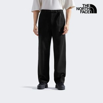 【The North Face 官方旗艦】 北面男款黑色休閒長褲｜8DWTJK3