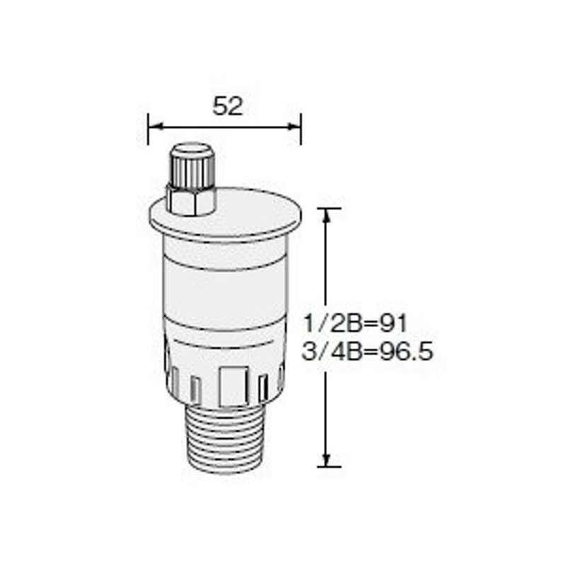 石油ふろ給湯器 ノーリツ 部材 【エアーベント AV-3/4B(3/4B)口径20A 0687400】 LINEショッピング