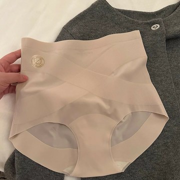 無痕內褲夏季薄款女高定輕奢新款三角褲女士高腰收腹3D蜜桃提臀褲 鑫弘-素時衣櫥