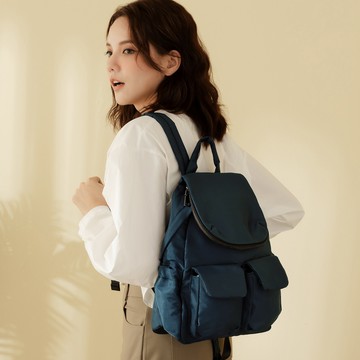 機能系列輕量尼龍後背包 ABE 海軍藍