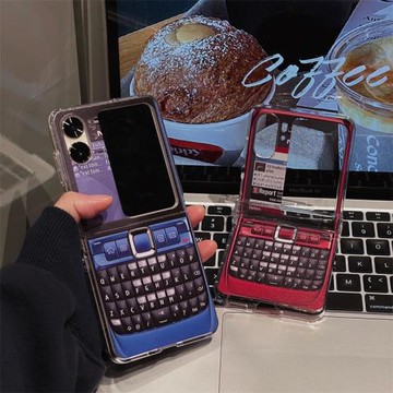 復古風諾基亞造型OPPOFindN3Flip手機殼折疊屏N2Flip保護套全包鉸鏈n3flip防摔殼創意彩繪N2Flip個性男女翻蓋