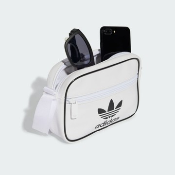 ADIDAS 愛迪達 AC MINI AIRL 三葉草 白色 復古 側背包 中性 小包 IX7484