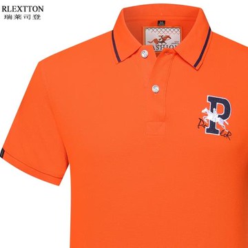 夏季高端高檔Polo衫大牌純棉男士短袖t恤 寬松翻領半袖休閑體恤潮