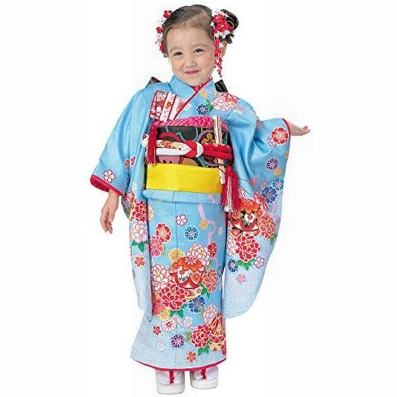 京都室町st 七五三 3歳 着物 セット女の子 R K リョウコ キクチ ブランド 女の子 三つ身着物 小寸結び帯フルセットrk3b 通販 Lineポイント最大get Lineショッピング