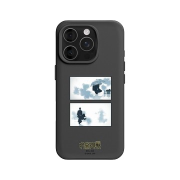 iPhone 16 Pro SolidX 黑 - Jujutsu Kaisen 咒術迴戰 S2 - 懷玉・玉折劇照系列-五條悟＆夏油傑雨天款