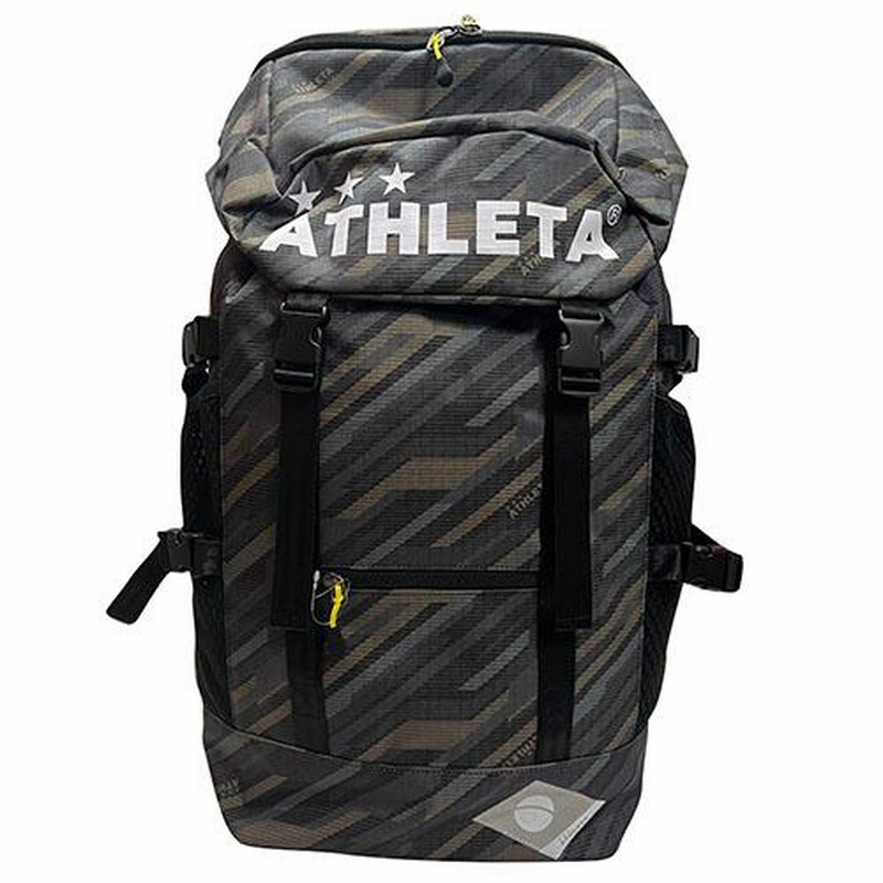 ATHLETA バックパック 黒/緑/黄 ATHLETA アスレタ リュックバック 黄黒