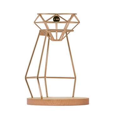 AIDIO｜鑽石手沖咖啡架組-(濾杯+手沖架+底座)鈦金版