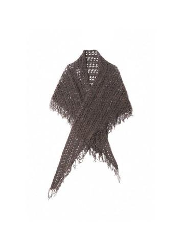 復古文青 羊毛混紡針織圍巾 休閒披肩