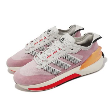 Adidas 慢跑鞋 Avryn 男鞋 白 粉紅 透氣 多功能 網布 BOOST 愛迪達 支撐 路跑 運動鞋 HP5974