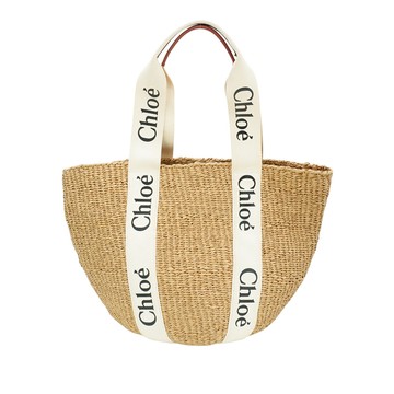 Chloe Woody Basket 草編大托特包(米白)