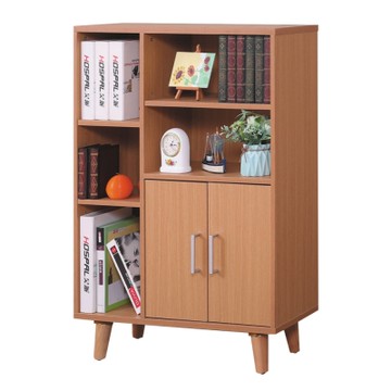 文創集 西納2.4尺二門半開放中低收納櫃(二色可選)-72x23x95cm免組