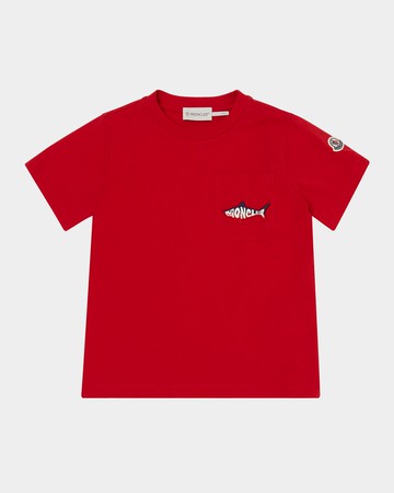 Boy's Shark Logo Short-Sleeve T-Shirt, Size 8A-10A
