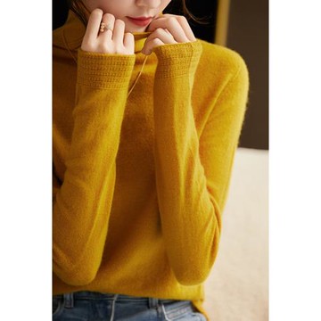 【ZZ112256842620】秋冬升級版無縫一體高領羊絨衫高端打底針織衫