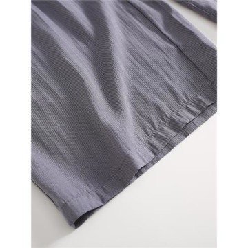 韓國單 輕薄透氣軟垂系帶松緊高腰寬松直筒闊腿褲休閑褲長褲子女