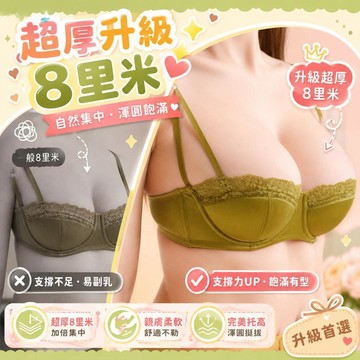 韓國8CM半杯漫畫胸內衣女小胸聚攏顯胸大腰細特厚文胸軟鋼圈文胸