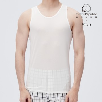 【棉花共和國】Silku涼感透氣網眼背心 M/L/XL