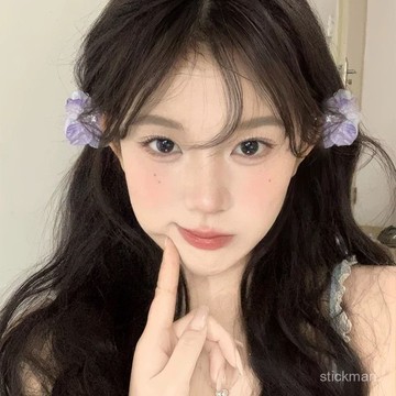 🔥臺灣出貨🔥【店鋪熱銷】超僊淡雅紫山茶花朵小抓夾髮卡海邊拍照甜美半紮髮公主頭抓夾