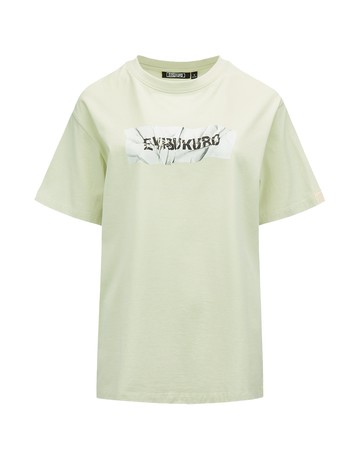Crinkled Box Logo Print T-Shirt